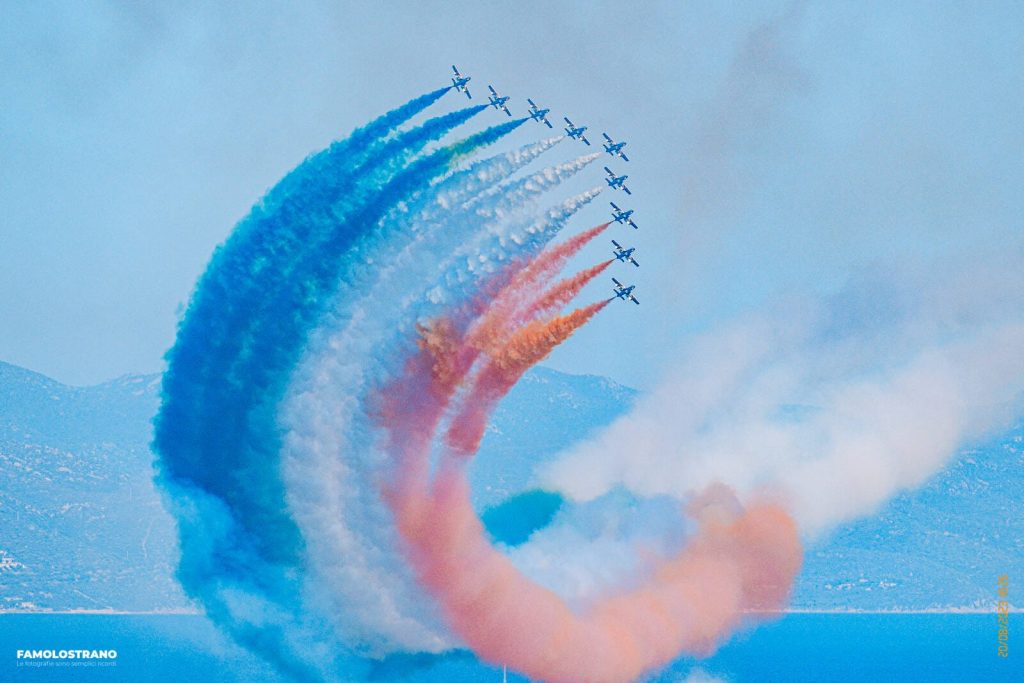 Simulazione Fujifilm eventi sportivi - Frecce Tricolori a Cagliari 01 Frecce Tricolori a Cagliari 01