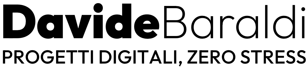 Logo Davide Baraldi nero